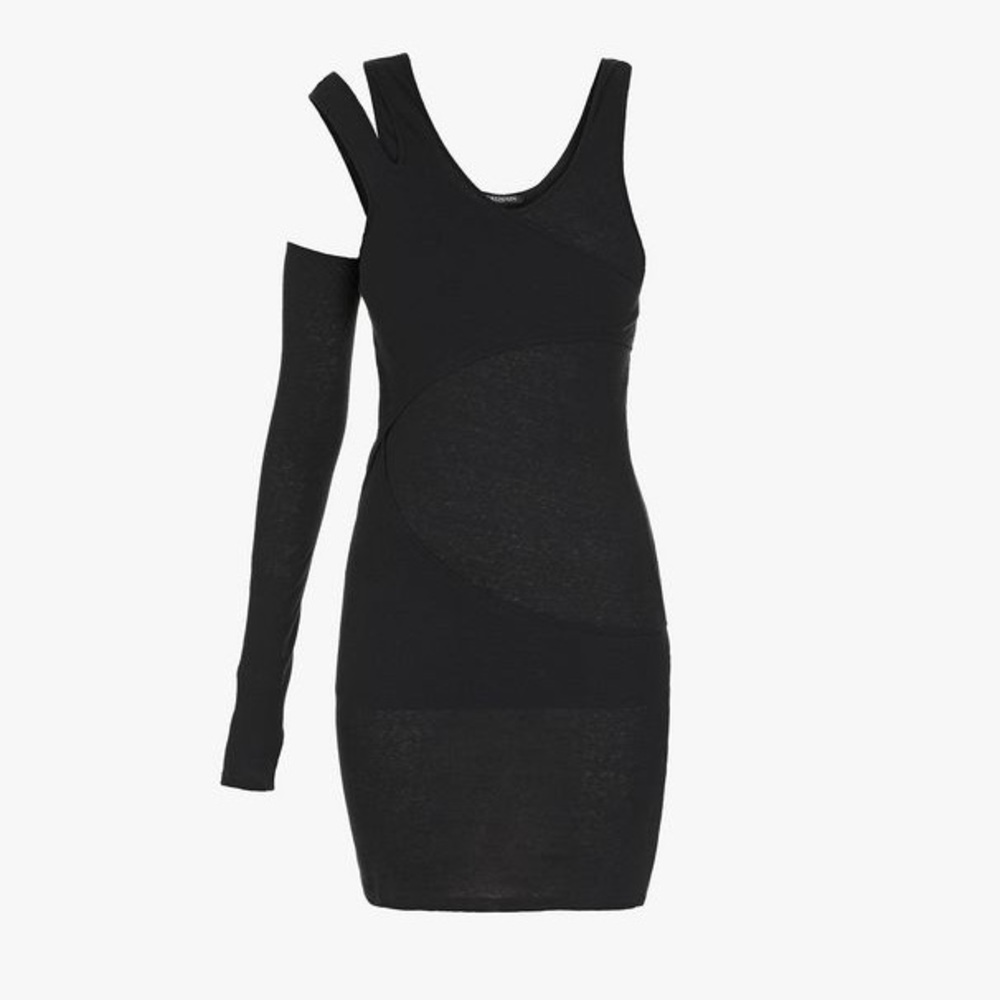 Balmain. Asymmetrical cotton dress